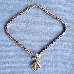 Lois Hill 16" Box Wheat Chain Necklace